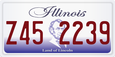IL license plate Z452239