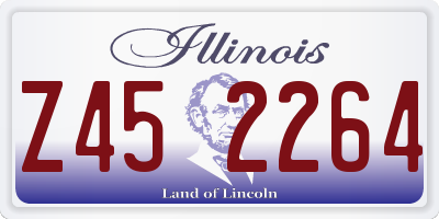 IL license plate Z452264