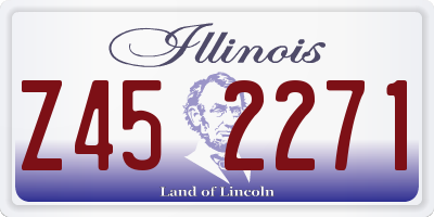 IL license plate Z452271