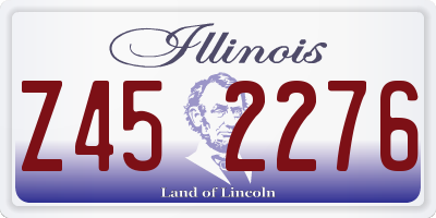 IL license plate Z452276