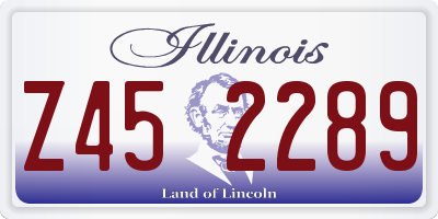 IL license plate Z452289