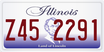 IL license plate Z452291