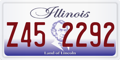 IL license plate Z452292
