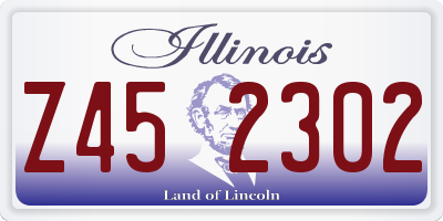 IL license plate Z452302