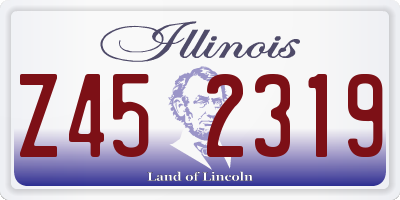 IL license plate Z452319