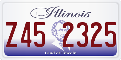 IL license plate Z452325