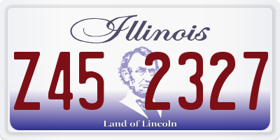 IL license plate Z452327