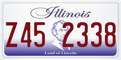 IL license plate Z452338