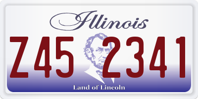 IL license plate Z452341