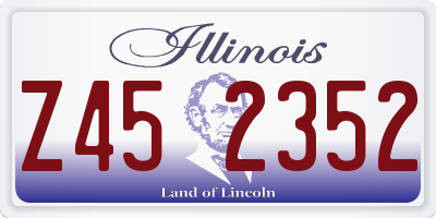 IL license plate Z452352