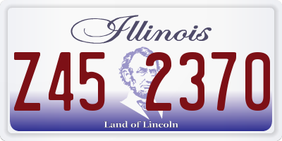 IL license plate Z452370