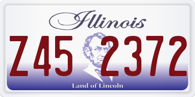 IL license plate Z452372