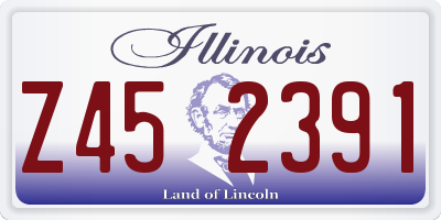 IL license plate Z452391