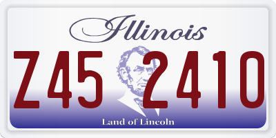IL license plate Z452410