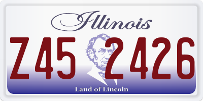 IL license plate Z452426