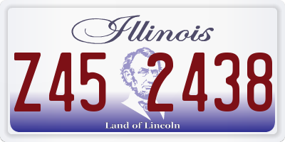 IL license plate Z452438