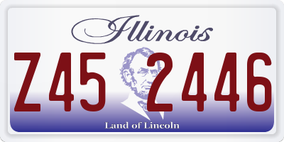 IL license plate Z452446