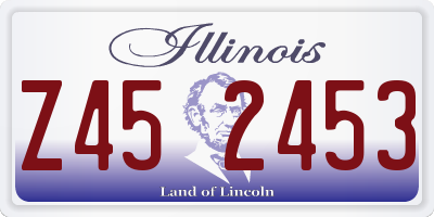 IL license plate Z452453