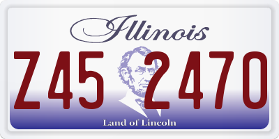 IL license plate Z452470