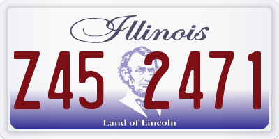 IL license plate Z452471