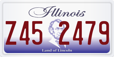 IL license plate Z452479