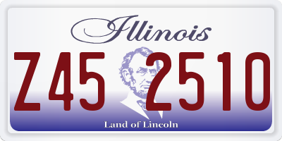 IL license plate Z452510