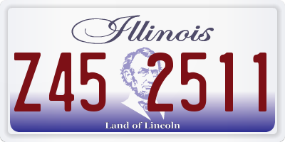 IL license plate Z452511