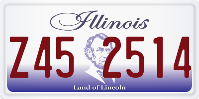 IL license plate Z452514