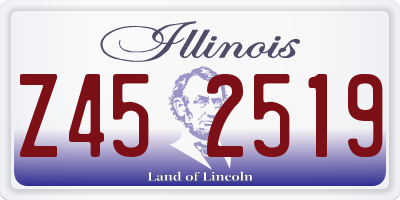 IL license plate Z452519