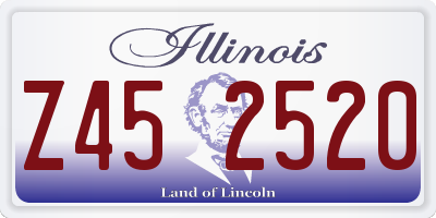 IL license plate Z452520