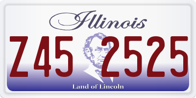 IL license plate Z452525