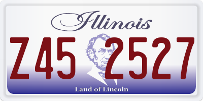 IL license plate Z452527