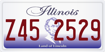 IL license plate Z452529