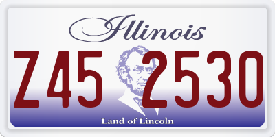 IL license plate Z452530