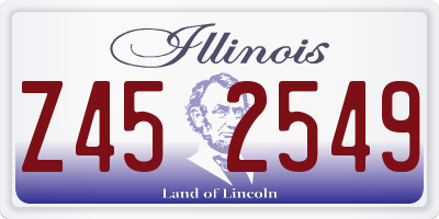 IL license plate Z452549