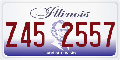 IL license plate Z452557