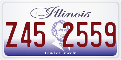 IL license plate Z452559