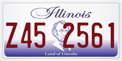 IL license plate Z452561