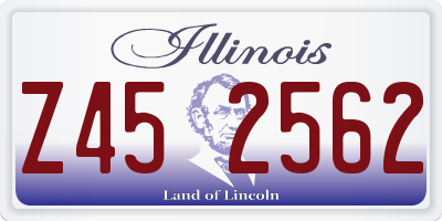 IL license plate Z452562