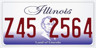 IL license plate Z452564