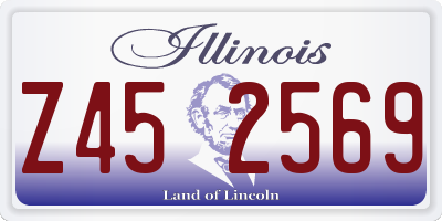 IL license plate Z452569