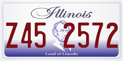 IL license plate Z452572
