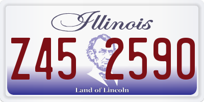 IL license plate Z452590