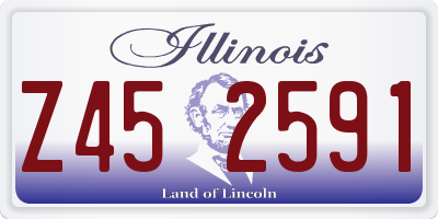 IL license plate Z452591