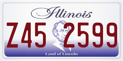 IL license plate Z452599