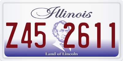 IL license plate Z452611