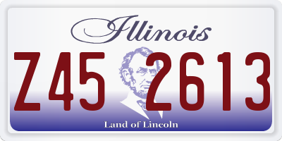 IL license plate Z452613