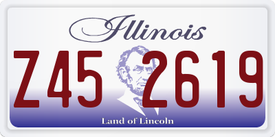 IL license plate Z452619