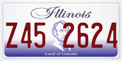 IL license plate Z452624