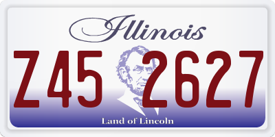 IL license plate Z452627